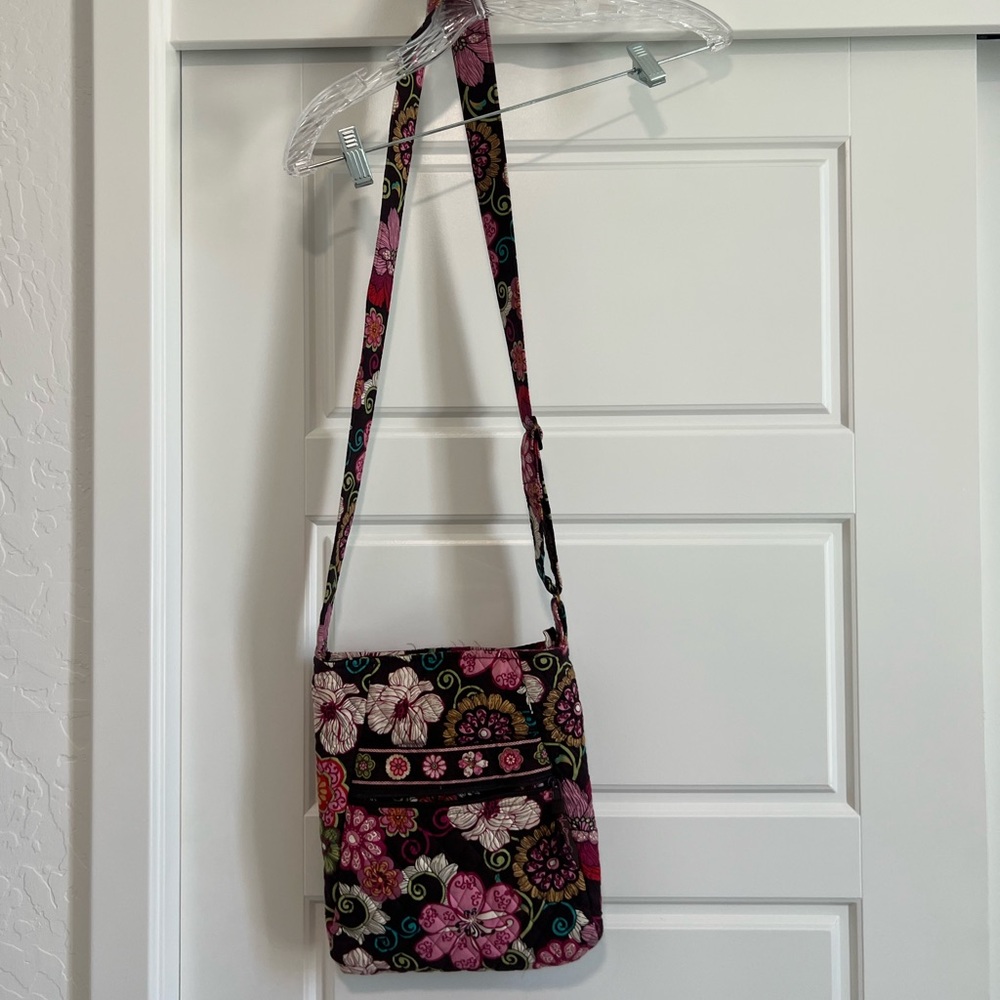 Vera Bradley Pink Floral Crossbody Bag
